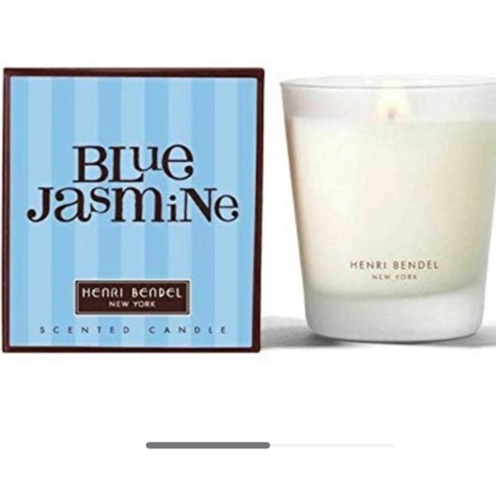New in Wrapped Box Henri Bendel Blue Jasmine Scented Candle